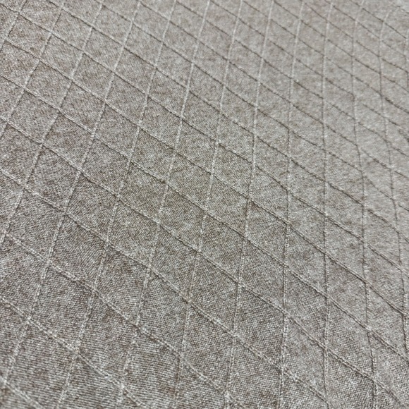 Malo 100 Cashmere Argyle Turtleneck Sweater Men Italian Size 56 Taupe - Picture 4 of 10